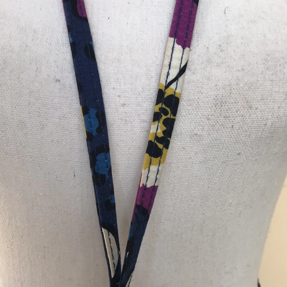 Vera Bradley Bright Floral ID Case and Lanyard - Picture 11 of 11